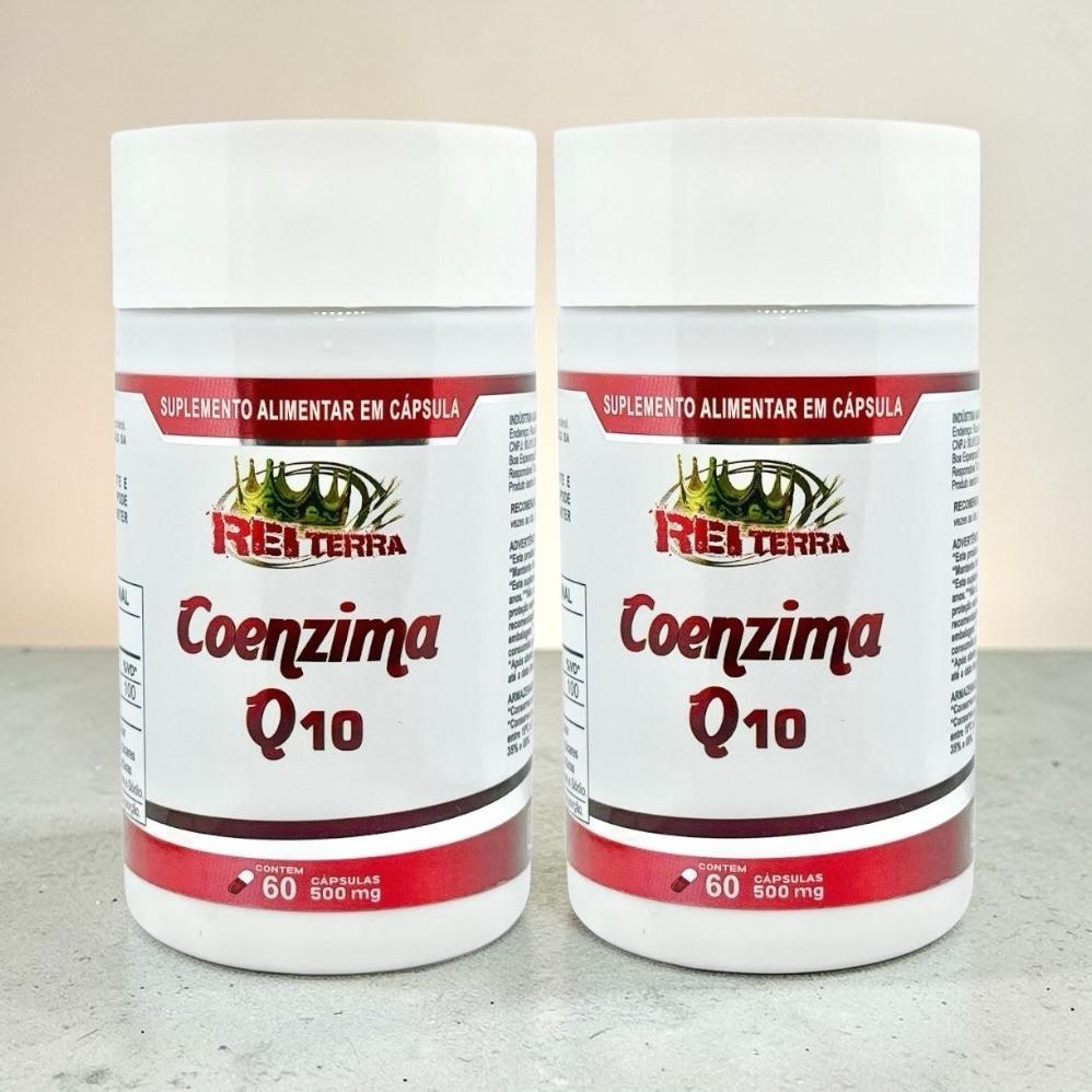 Kit 2 Coenzima Q10 + Vitamina E 120 Cápsulas - Rei Terra em Oferta na Shopee