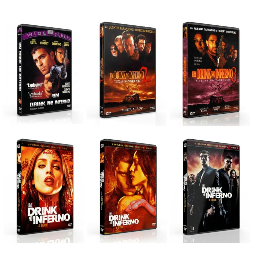 Coleção Universo DVDs Filmes+Séries - Um Drink no Inferno