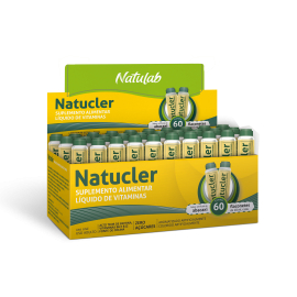 Natucler Natulab Caixa C/60 Flaconetes Vitamina Complexo B Suplemento Alimentar