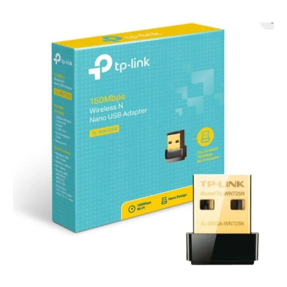 Adaptador Wireless Usb Nano N 150mbps Tp-link Tl-wn725n