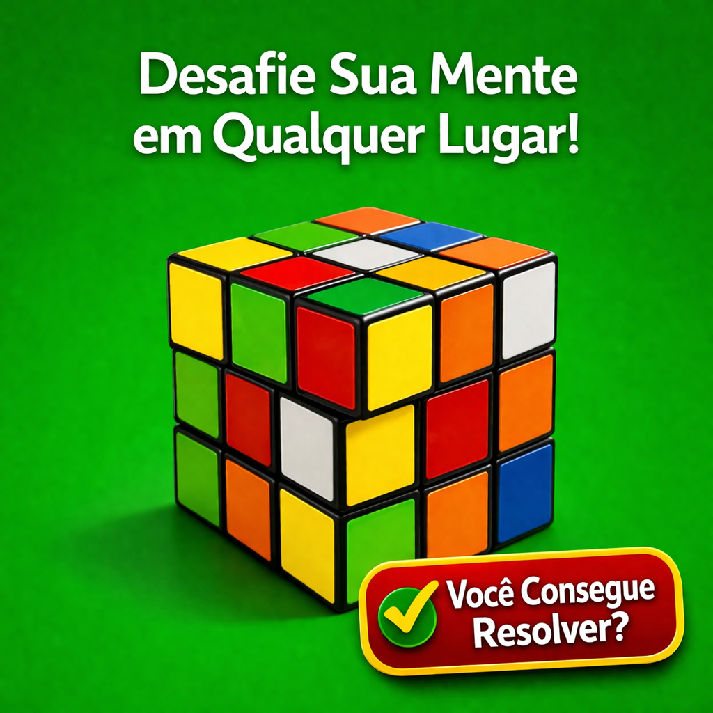 Cubo Mágico 3x3 Profissional Giro Suave Anti Stress | Brinquedo Interativo | Você Mais Racional!