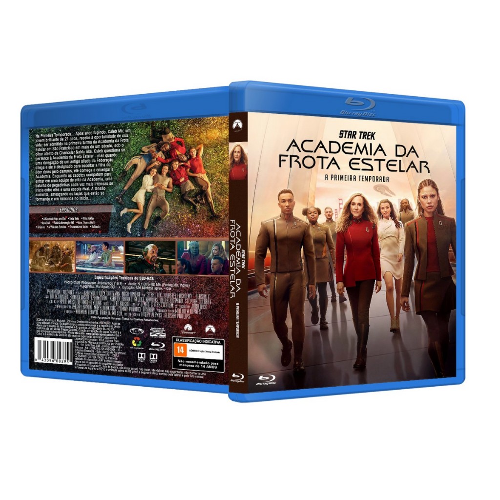 Blu-ray: Star Trek - Academia Da Frota Estelar T01 DUB/LEG [PERSONALIZADO]