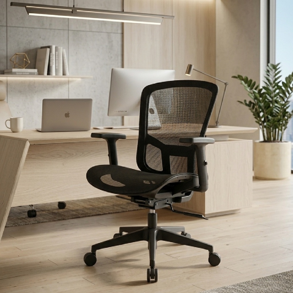 Cadeira Ergonomica Stoel Auris Preta Azul Verde Rosa Cinza Full Mesh Escritorio Reclina 120° Home Office Braço Regulável