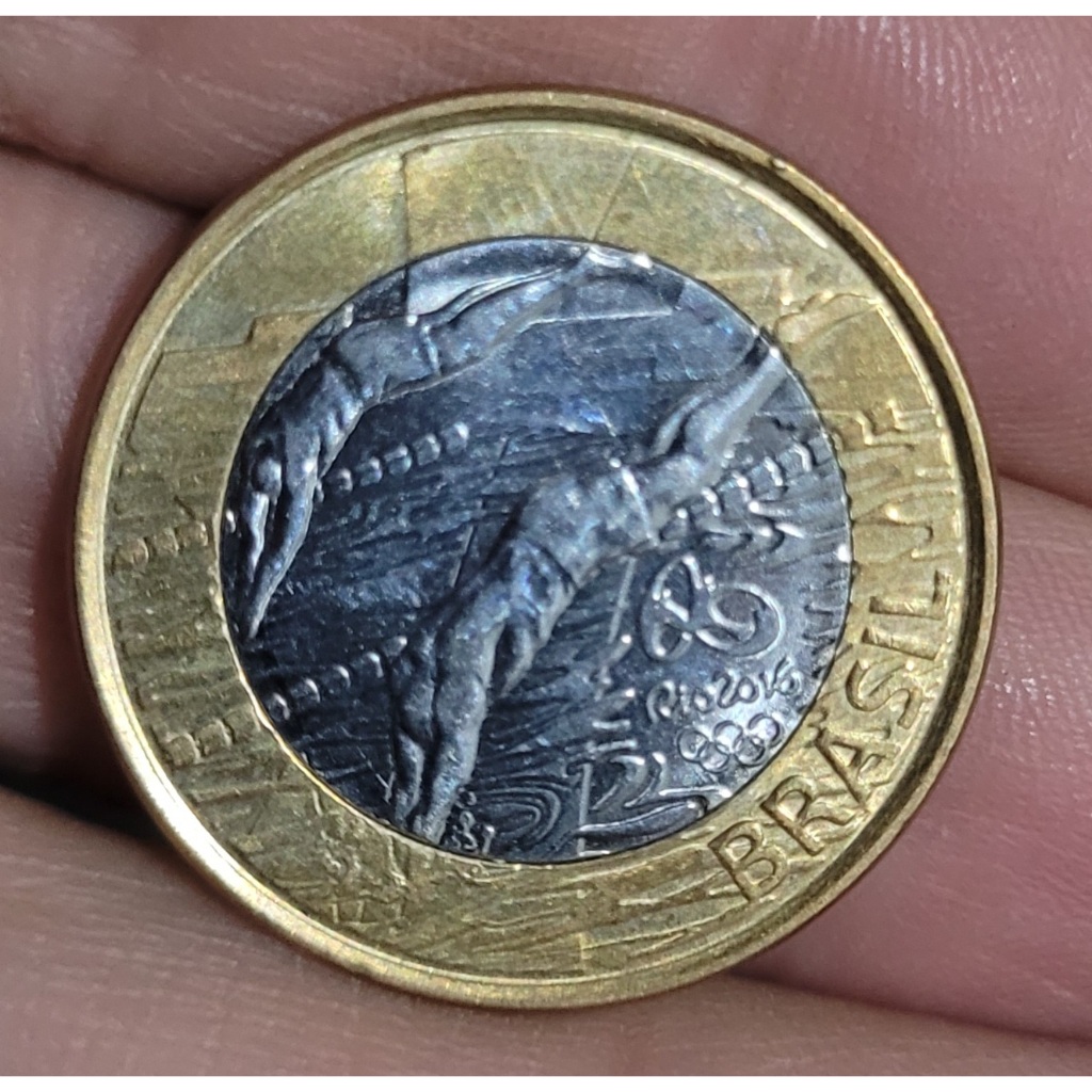 Item Comemorativo Olimpiadas Rio 2016 modalidade Natação MBC