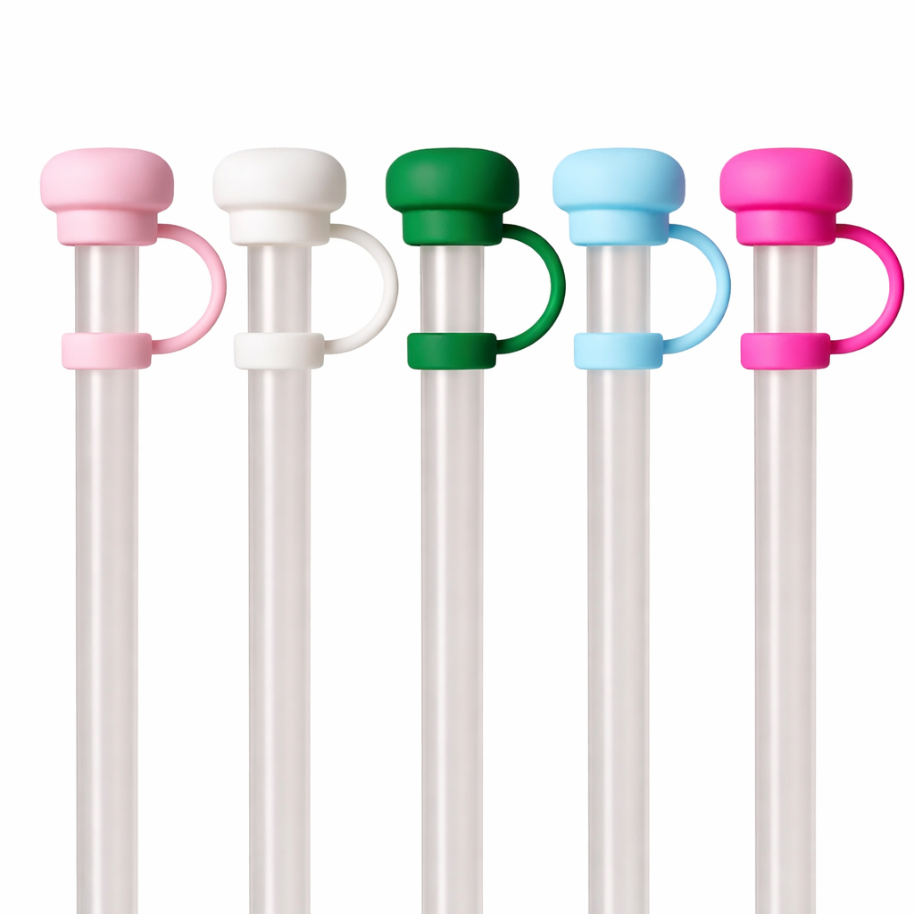 Tampa de Canudo 10mm para Copo 1200ml em Silicone Diversas Cores