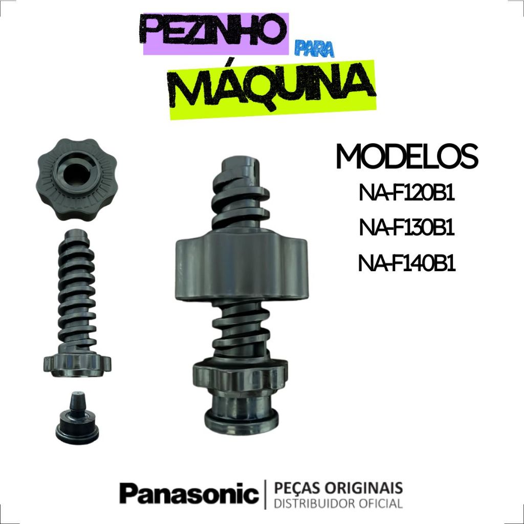 Pezinho Ajustável Para Maquina PANASONIC Original para os modelos Na-f120b1 Na-f130b1 Na-f140b1