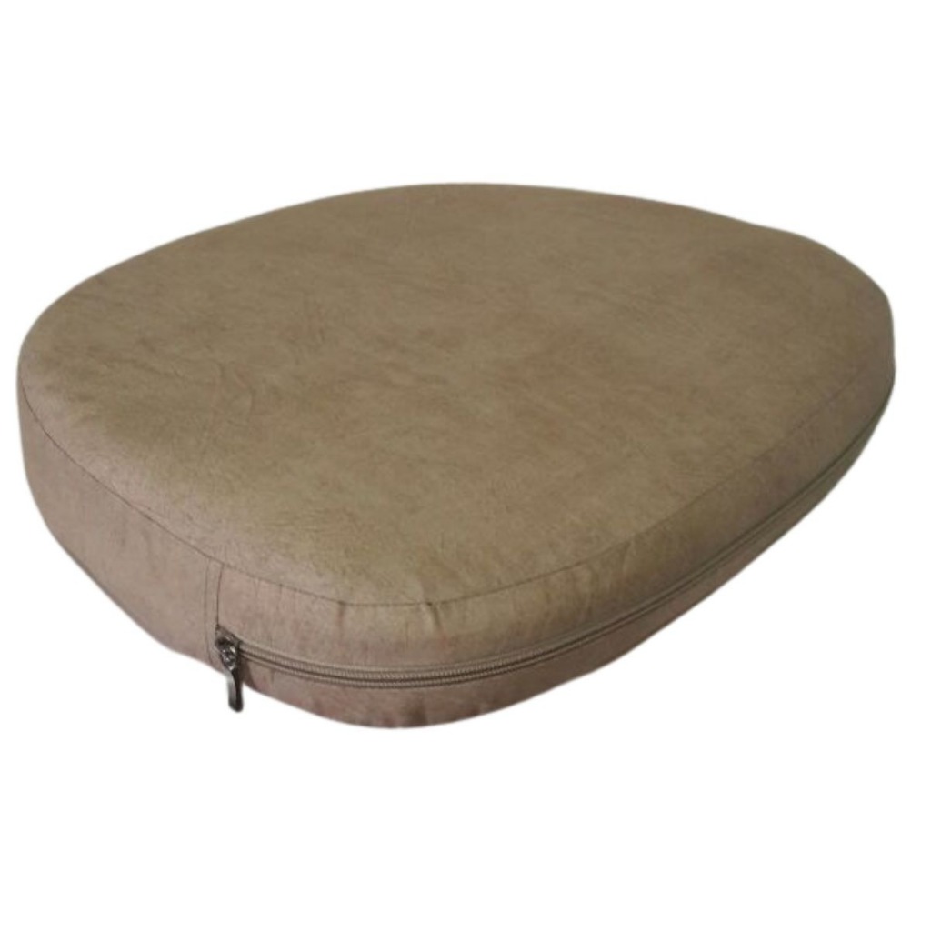 Imagem Zafu Almofada Meditação Espuma Injetada Tecido Hidrorrepelente G 41x37x7cm Yoga Zazen Santo Ócio