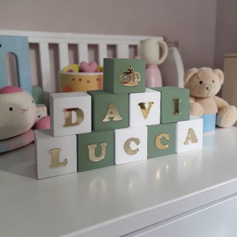 Cubos infantis letras espelhadas meninos decoração de mdf festa infantil/ adorno enfeite de mdf