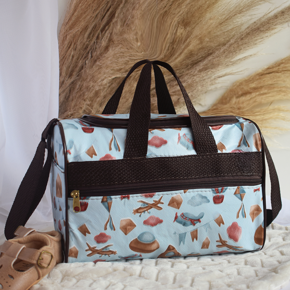 Bolsa Maternidade Média Elegante Espaçosa Prática Resistente em Oferta na Shopee