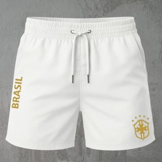 Bermuda Shorts Tectel com Elastano 100% Poliéster BRASIL Masculino