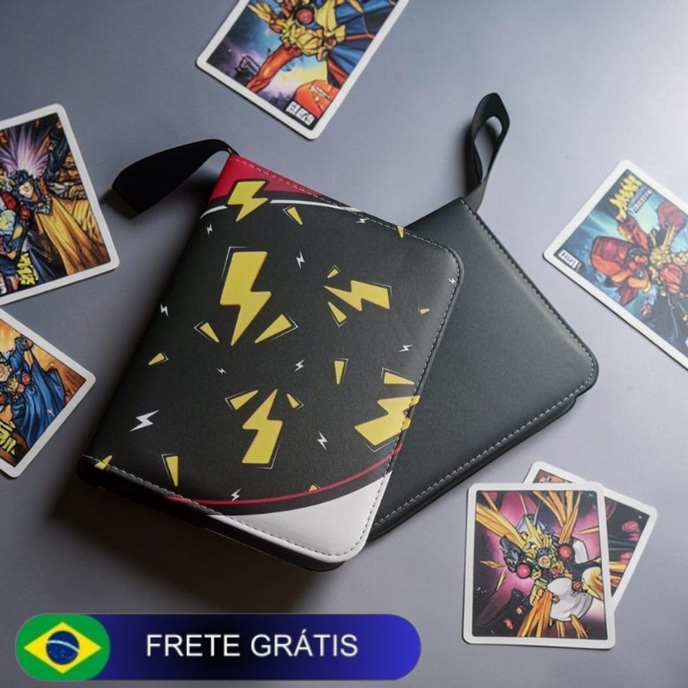 Álbum Para Cartas Colecionáveis  Fichário Impermeável Capacidade Para 400 Cartas