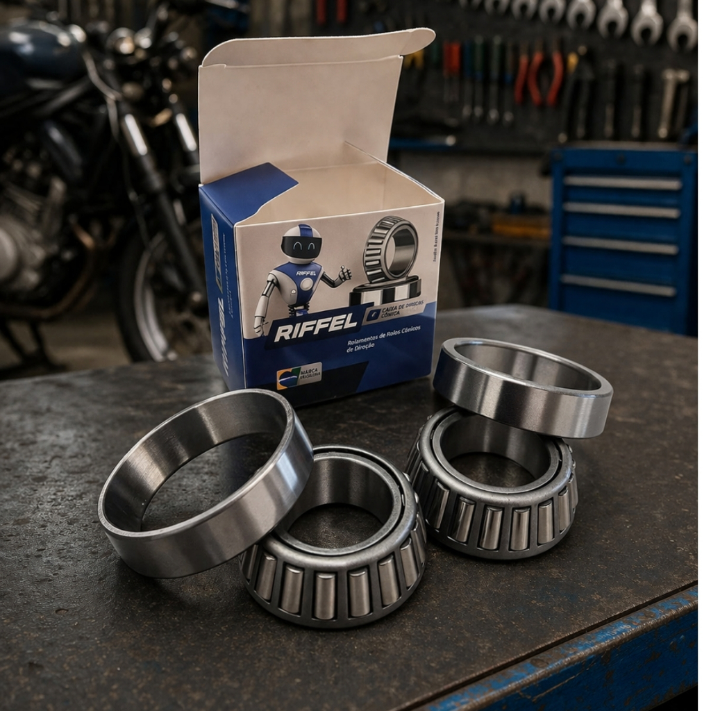 Caixa direção conica riffel NXR Bros - XLR 125 - XLZ 250/350 - NX 150/200/350 Falcon - CRF 150/300 - XRE RIFFEL NOVO