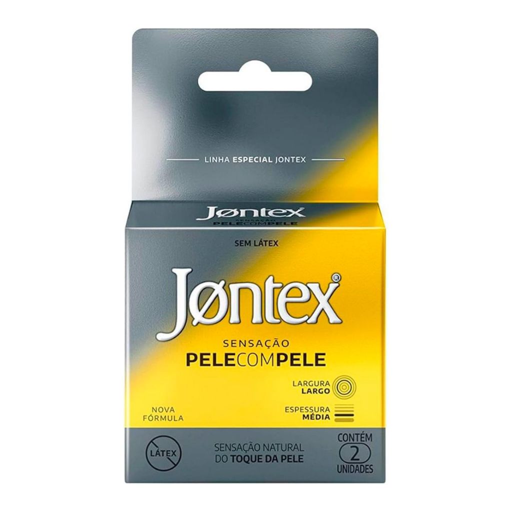 JONTEX PELE COM PELE 2UNI