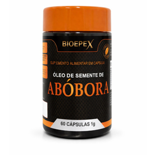 Óleo de Semente de Abóbora 1000 mg | 60 Cápsulas Softgel – BioEpex em Oferta na Shopee