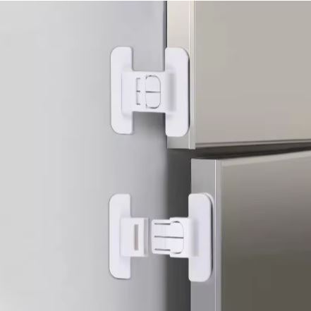 Trava para Porta de Geladeira Protetor Segurança Criança Proteção Bebê
