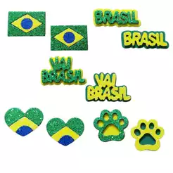 Adesivo Pet EVA Brasil Copa do Mundo