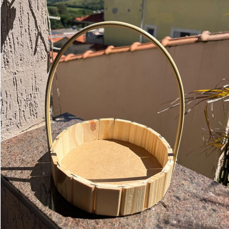 Kit 10 Fraldeiras 20cm – Cestinhas Decorativas Multiuso | Artesanato Premium