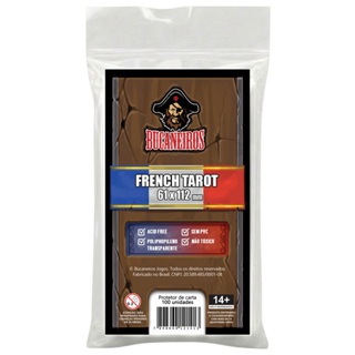 Sleeve French Tarot (61x112) - Bucaneiros em Oferta na Shopee