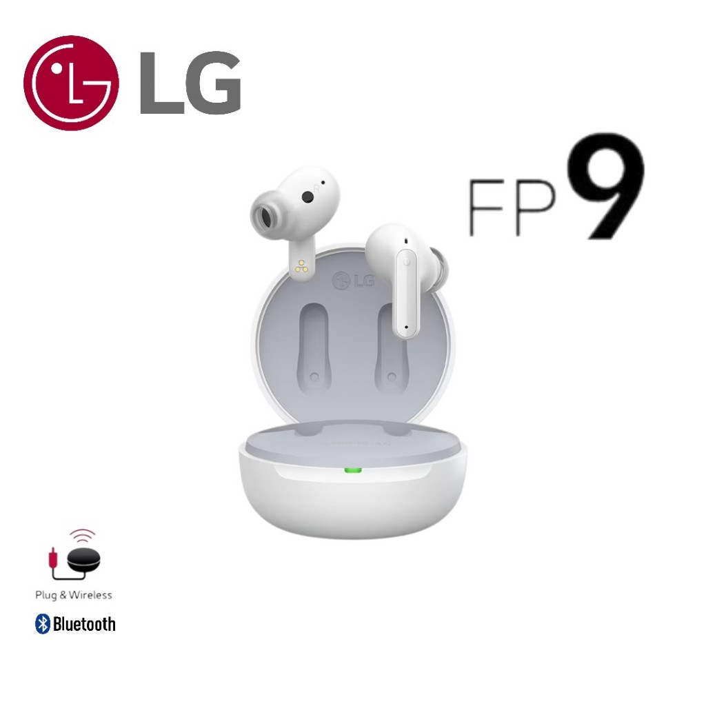 Fone de ouvido sem fio LG Tone Free FP9 UVnano True Wireless Plug & Wireless - Branco