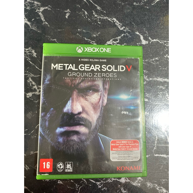 metal gear solid V ground zoroes jogo original para XBOX ONE
