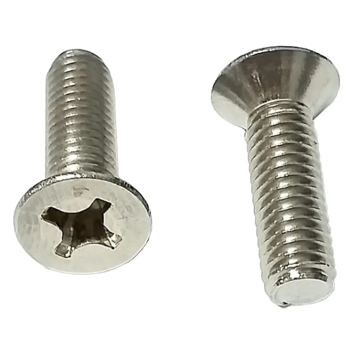 Parafuso Chato Phillips M2,5 x 12mm Inox
