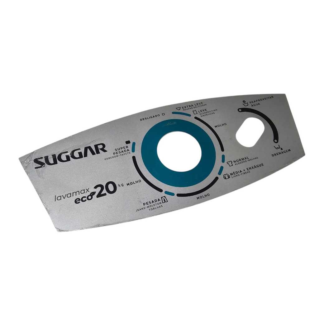 Painel Adesivo Tanquinho Suggar Eco 20kg Cinza