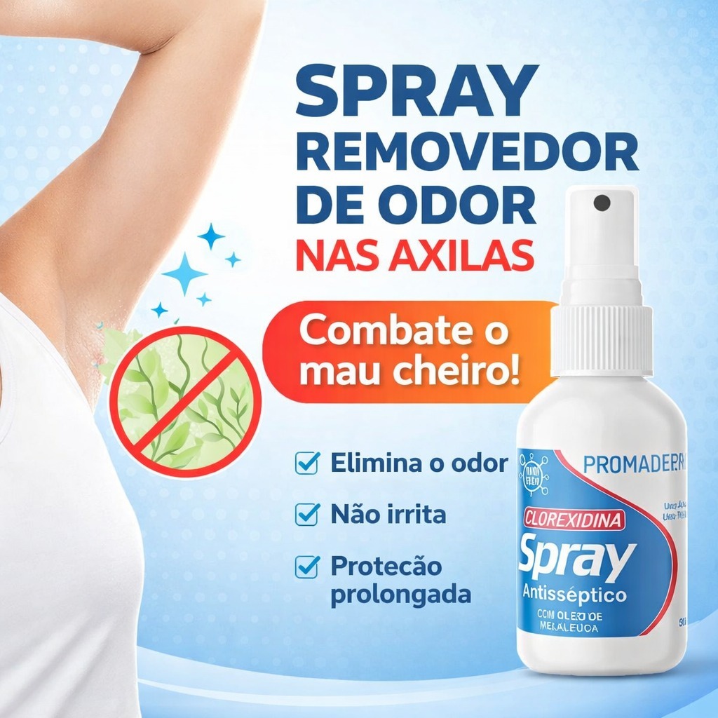 REMOVEDOR DE ODOR NAS AXILAS SPRAY 30mL - Bellaphytus em Oferta na Shopee