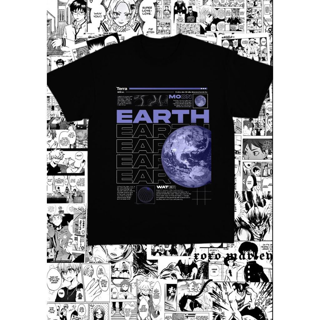 Camisa Astronomia Planeta Terra Earth