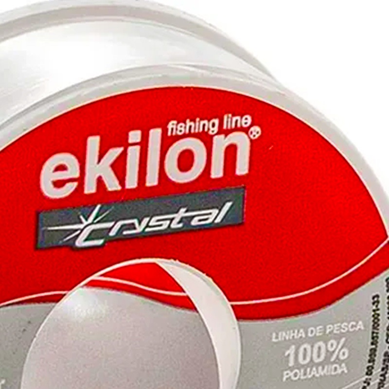 Linha de Nylon - COM 1 ROLO - para Pesca e Artesanato Transparente - 100m - Ekilon
