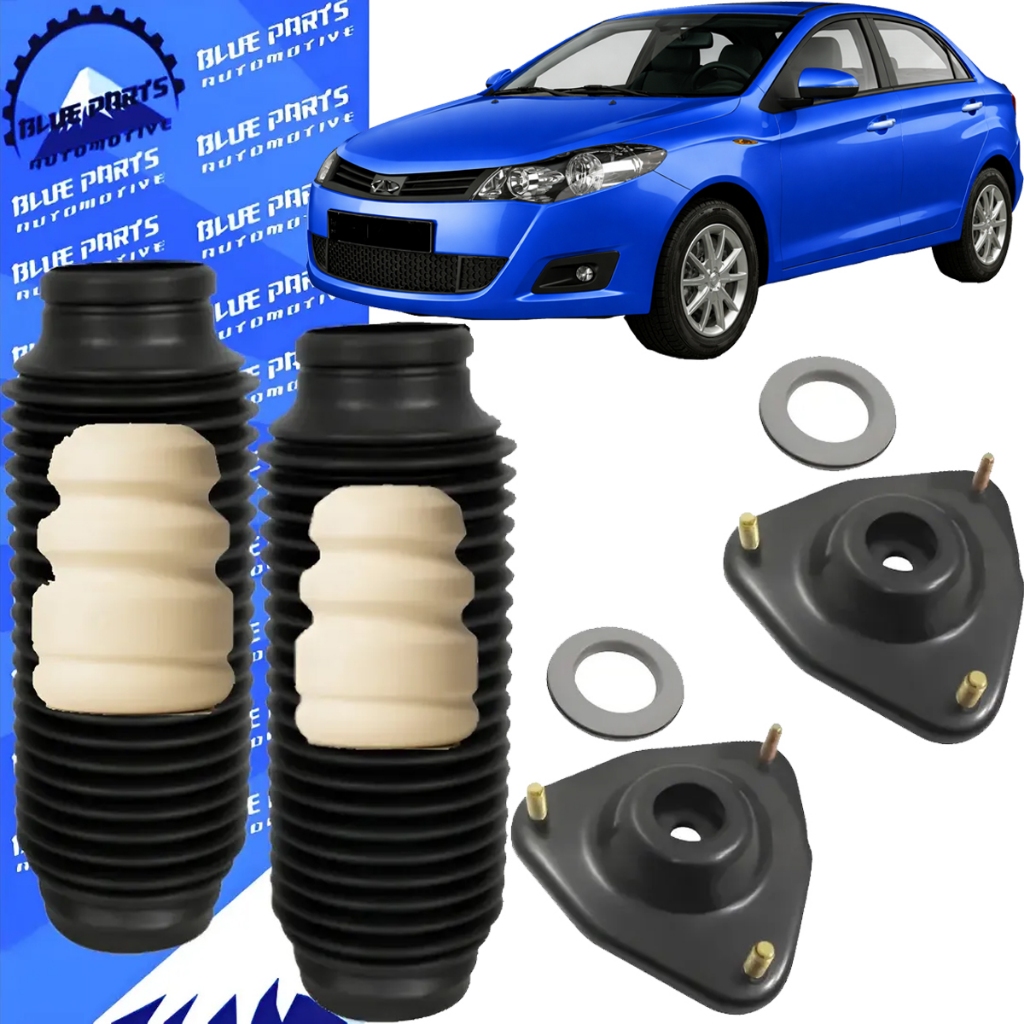 Kit Coxim Batente Coifa Dianteiro Chery Celer 2012 2013 2014 2015 2016 2017 A 2018