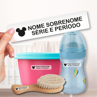 Etiqueta Escolar Transparente Personalizada, Nome e Série, Vários Temas em Oferta na Shopee