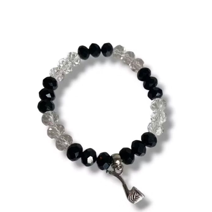 Pulseira Preta velha/Preto velho cristal 8mm - Umbanda em Oferta na Shopee