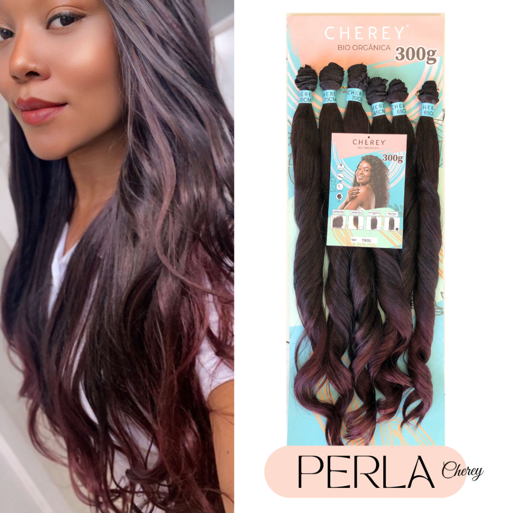 Cabelo Bio Orgânico para Entrelace em Tela | Alongamento de MegaHair | Cabelo liso ondulado longo
