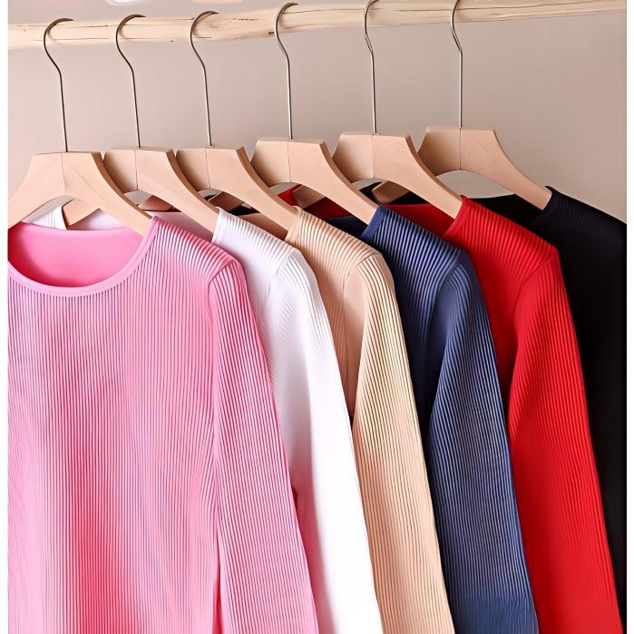 Blusa Térmica Femimina De Canelada Peluciada Para o Inverno NO:174