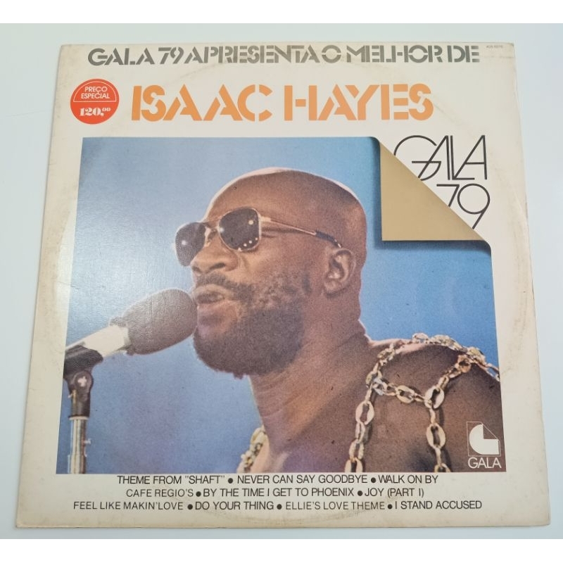 LP Isaac Hayes - O Melhor, Cafe Regio's, Joy, Shaft, Em Ótimo Estado