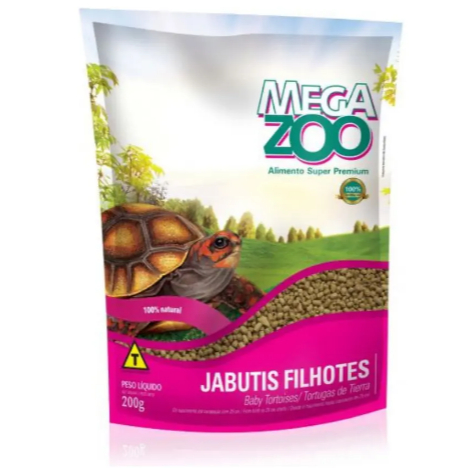MEGAZOO EXTRUSADA JABUTI FILHOTES - 200GR