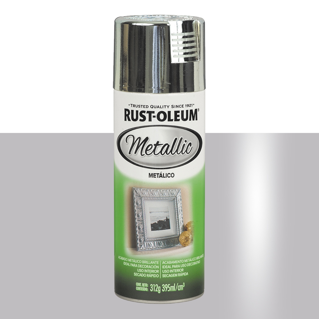 Spray Acabamento Metálico 395ml Metallic Rust-Oleum - Cores