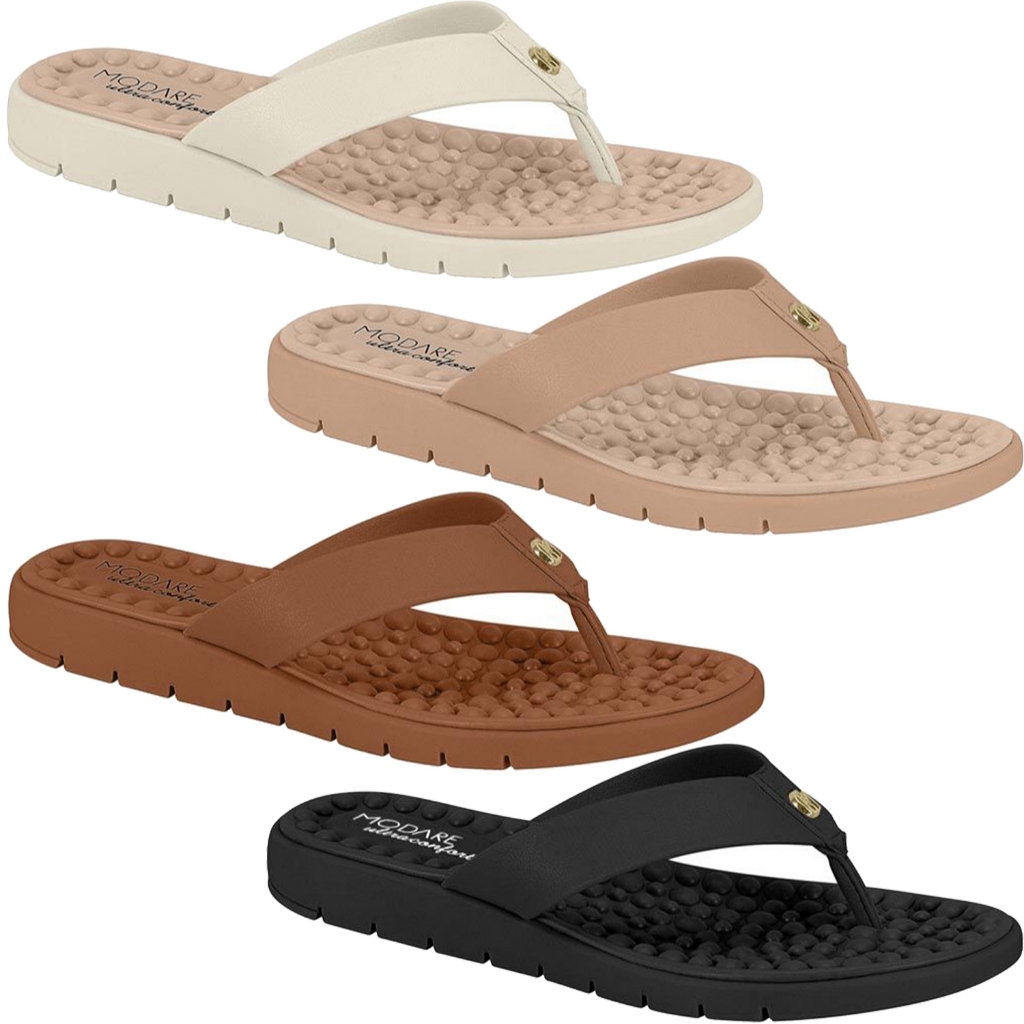 Tamanco Modare Original com NF Chinelo Dedo Feminino Ortopedico Esporao Massagem 7162.331 7162331