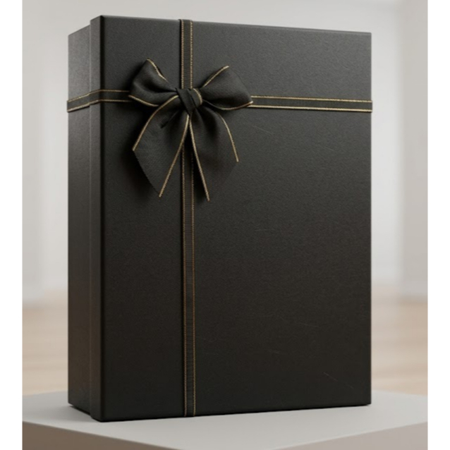 Caixa para Presente Luxo com Laço de Cetim Várias Cores – Papel Cartão Ultra Reforçado em Oferta na Shopee