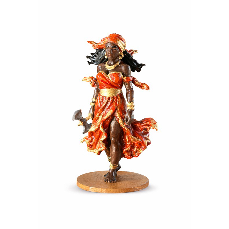 Iansã Orixá Umbanda 8cm Pintado a Mão