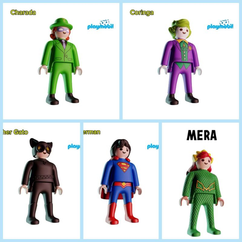 Brinquedo kinder ovo Dc comics Playmobil
