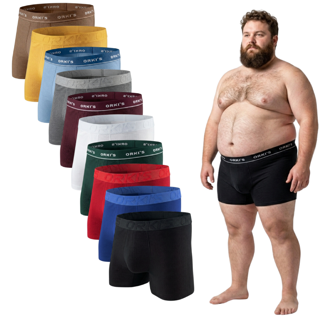Kit com 10 CUECAS MICROFIBRA  Plus Size  GG1 GG2 GG3 Com Forro CUECAS GRANDES ELÁSTICO BORDADO
