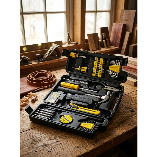 Maleta Ferramentas 200 Peças Completa Portátil Profissional Multiuso Kit Ferramentas para Casa