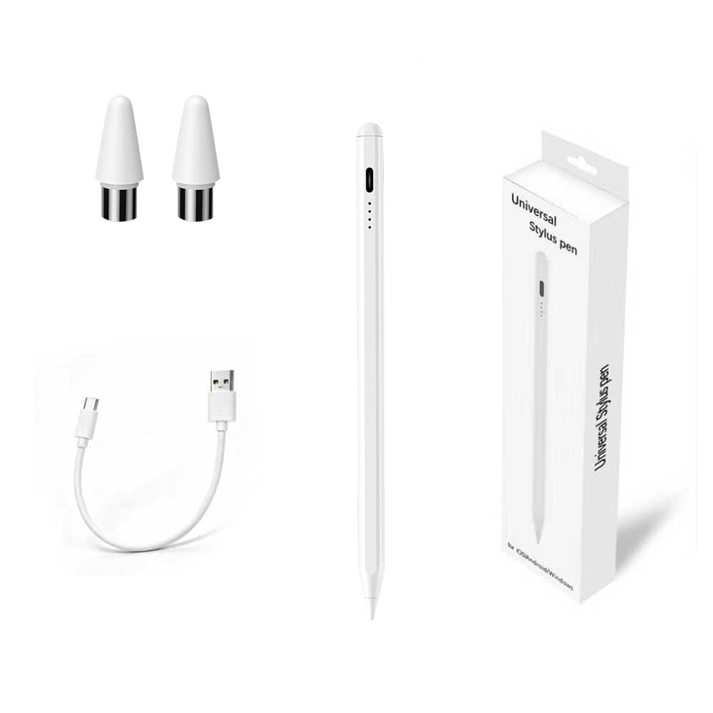Caneta Touch Pen Universal Ponta Fina Alta Sensibilidade para Tablet e Celular iOS Android Type-c