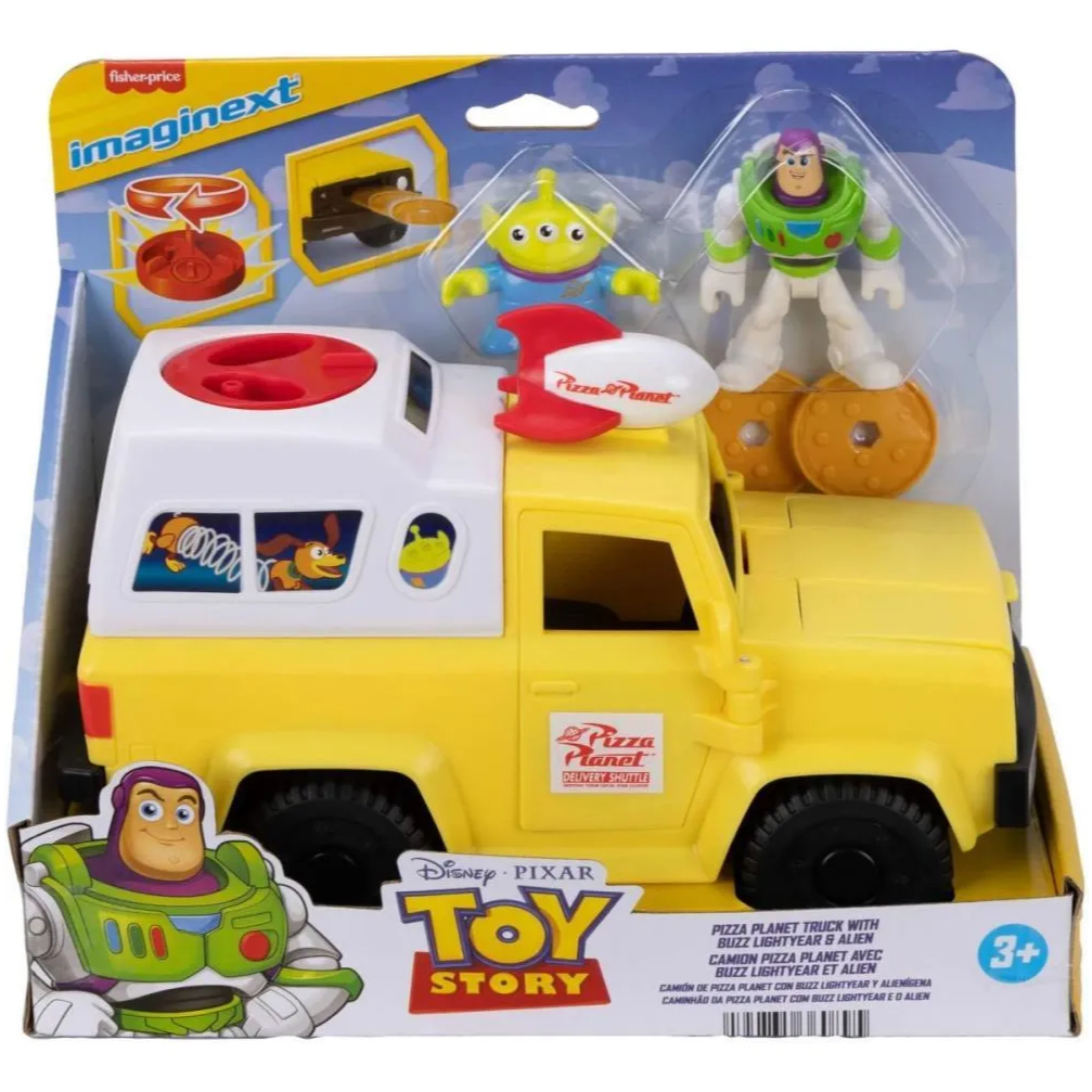 Buzz Lightyear E Caminhão Pizza Planet Imaginext Toy Story - Mattel JLC36
