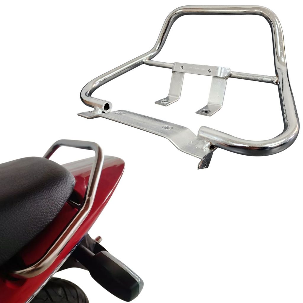 Alça traseira baixa vertical titan 150 sport 150 2004 a 2008