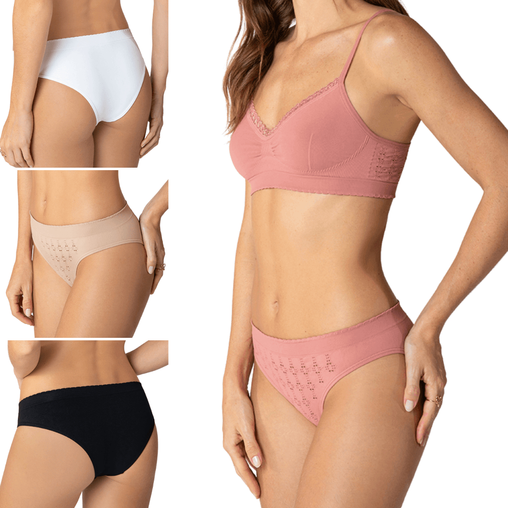 Calcinha Feminina Angel Sem Costura Microfibra Conforto Ajuste Perfeito