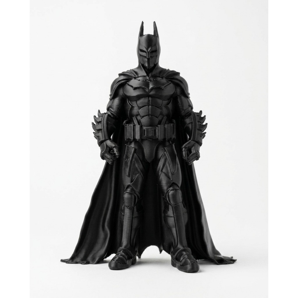 Batman 3D 14cm Edição Sentinela de Gotham 🦇 Boneco Colecionável Geek Preto Premium