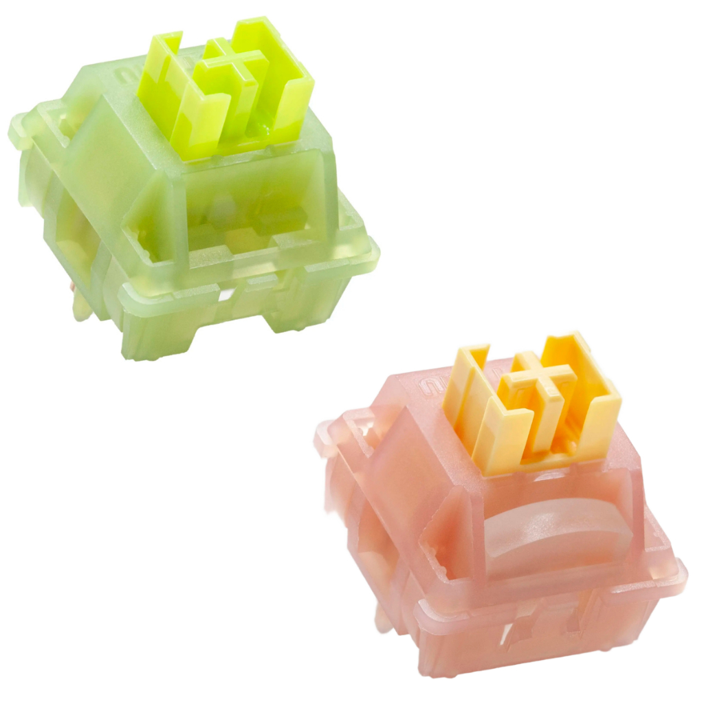 Switch Outemu Silent Peach Lemon V3 5 Pinos Pré Lubrificado Para Teclado Mecânico