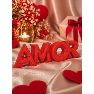 Letreiro AMOR 3D ❤️ Decoração Romântica Dia dos Namorados | Enfeite Mesa Quarto